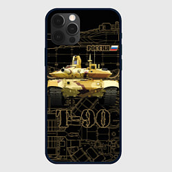 Чехол для iPhone 12 Pro T-90M Владимир, цвет: 3D-черный