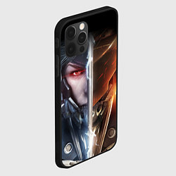 Чехол для iPhone 12 Pro METAL GEAR RISING САМУРАЙ, цвет: 3D-черный — фото 2