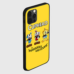 Чехол для iPhone 12 Pro Cuphead the delicious last course, цвет: 3D-черный — фото 2