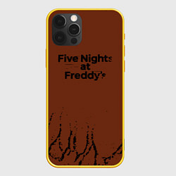 Чехол для iPhone 12 Pro Five Nights At Freddys : game, цвет: 3D-желтый