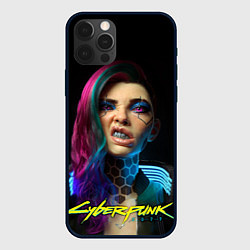 Чехол iPhone 12 Pro Cyberpunk - girl grillz