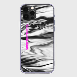Чехол для iPhone 12 Pro SPORT&FITNESS, цвет: 3D-светло-сиреневый