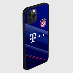 Чехол для iPhone 12 Pro Bayern munchen Абстракция, цвет: 3D-черный — фото 2