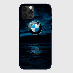 Чехол для iPhone 12 Pro BMW marine theme, цвет: 3D-черный