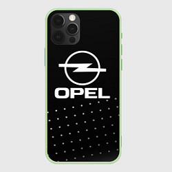 Чехол для iPhone 12 Pro Opel Абстракция кружочки, цвет: 3D-салатовый