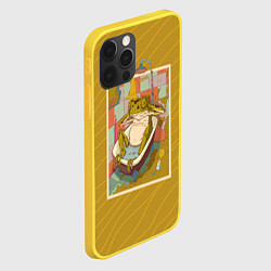 Чехол для iPhone 12 Pro Отдыхающая лягуха, цвет: 3D-желтый — фото 2