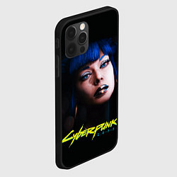 Чехол для iPhone 12 Pro Cyberpunk 2077 - Чери Наулин, цвет: 3D-черный — фото 2