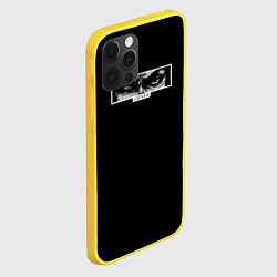 Чехол для iPhone 12 Pro Берсерк Глаза Гатса, цвет: 3D-желтый — фото 2