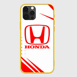 Чехол для iPhone 12 Pro Honda - sport, цвет: 3D-желтый