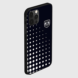 Чехол для iPhone 12 Pro Dodge - абстракция кружки, цвет: 3D-черный — фото 2
