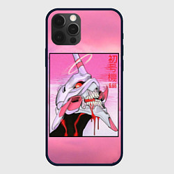 Чехол для iPhone 12 Pro EVANGELION PINK Берсерк mode, цвет: 3D-черный