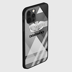 Чехол для iPhone 12 Pro Daewoo - logo, цвет: 3D-черный — фото 2