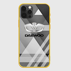 Чехол для iPhone 12 Pro Daewoo - logo, цвет: 3D-желтый