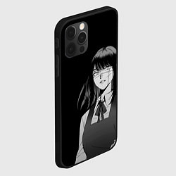 Чехол для iPhone 12 Pro Человек-бензопила : Аса Митака, цвет: 3D-черный — фото 2