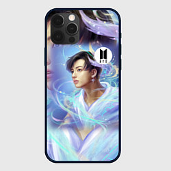 Чехол для iPhone 12 Pro BTS JK, цвет: 3D-черный