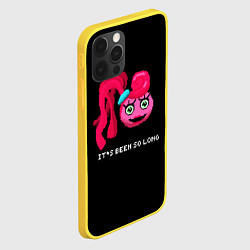 Чехол для iPhone 12 Pro Мамочка длинные ноги пиксель, цвет: 3D-желтый — фото 2