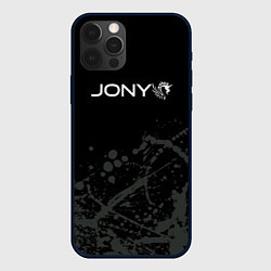 Чехол для iPhone 12 Pro Jony - краска, цвет: 3D-черный