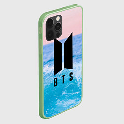 Чехол для iPhone 12 Pro BTS Sea, цвет: 3D-салатовый — фото 2
