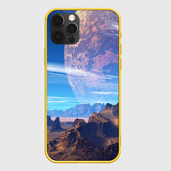 Чехол для iPhone 12 Pro Фантастическая планета, цвет: 3D-желтый