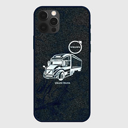 Чехол для iPhone 12 Pro Вольво грузовик, цвет: 3D-черный