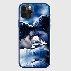 Чехол для iPhone 12 Pro Титаник Холод, цвет: 3D-тёмно-синий