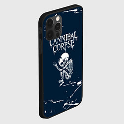 Чехол для iPhone 12 Pro Cannibal Corpse - брызги, цвет: 3D-черный — фото 2