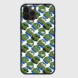 Чехол для iPhone 12 Pro Эмоции Пепе, цвет: 3D-черный