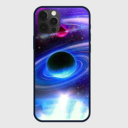 Чехол для iPhone 12 Pro Центр галактики, цвет: 3D-черный