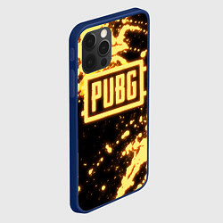 Чехол для iPhone 12 Pro PUBG neon, цвет: 3D-тёмно-синий — фото 2