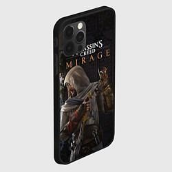 Чехол для iPhone 12 Pro Скрытый Басим Assassins creed mirage, цвет: 3D-черный — фото 2