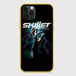 Чехол для iPhone 12 Pro Группа Skillet, цвет: 3D-желтый