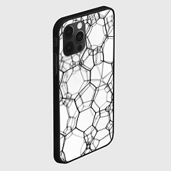 Чехол для iPhone 12 Pro Матричная сетка, цвет: 3D-черный — фото 2