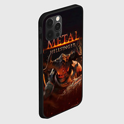 Чехол для iPhone 12 Pro Полудемон Metal Hellsinger, цвет: 3D-черный — фото 2