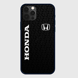 Чехол iPhone 12 Pro Honda карбон