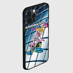 Чехол для iPhone 12 Pro Принцесса Персик гонщица - Mario Kart 8 Deluxe, цвет: 3D-черный — фото 2