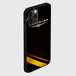 Чехол для iPhone 12 Pro Chrysler Абстракция, цвет: 3D-черный — фото 2