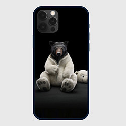 Чехол для iPhone 12 Pro Медведь в костюме ростовой куклы, цвет: 3D-черный