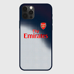 Чехол для iPhone 12 Pro Arsenal logo абстракция, цвет: 3D-черный