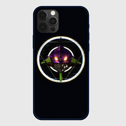 Чехол для iPhone 12 Pro Evangelion grunge, цвет: 3D-черный
