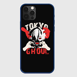 Чехол для iPhone 12 Pro Kaneki Ken - Tokyo Ghoul, цвет: 3D-тёмно-синий