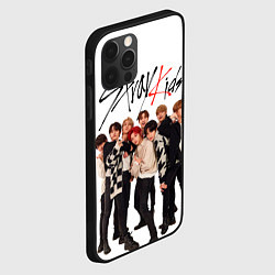 Чехол для iPhone 12 Pro Stray Kids white background, цвет: 3D-черный — фото 2