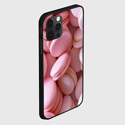 Чехол для iPhone 12 Pro Красные и розовые кексы, цвет: 3D-черный — фото 2