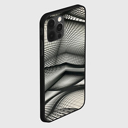 Чехол для iPhone 12 Pro Переплетение сетей, цвет: 3D-черный — фото 2