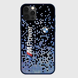 Чехол для iPhone 12 Pro BMW - M Power - pattern, цвет: 3D-черный