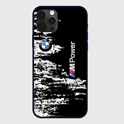 Чехол для iPhone 12 Pro BMW M Power - pattern, цвет: 3D-черный