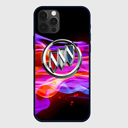 Чехол для iPhone 12 Pro Buick - emblem - element, цвет: 3D-черный