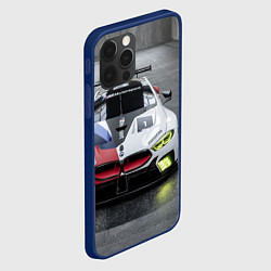 Чехол для iPhone 12 Pro BMW M8 - M Power - Motorsport, цвет: 3D-тёмно-синий — фото 2