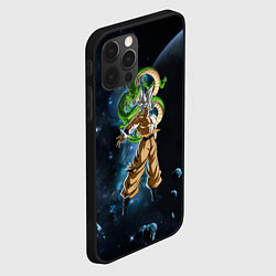 Чехол для iPhone 12 Pro Dragon Ball - Space - Son Goku, цвет: 3D-черный — фото 2