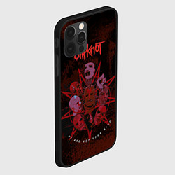 Чехол для iPhone 12 Pro Slipknot red satan, цвет: 3D-черный — фото 2