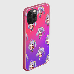 Чехол для iPhone 12 Pro Узор с Рэнгэ - Деревенская глубинка, цвет: 3D-малиновый — фото 2